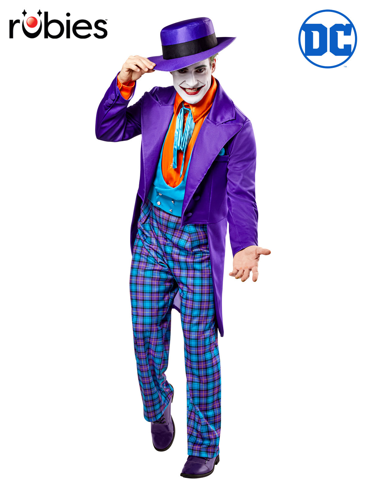 Joker Deluxe Adult Costume - Genuine DC Licensed