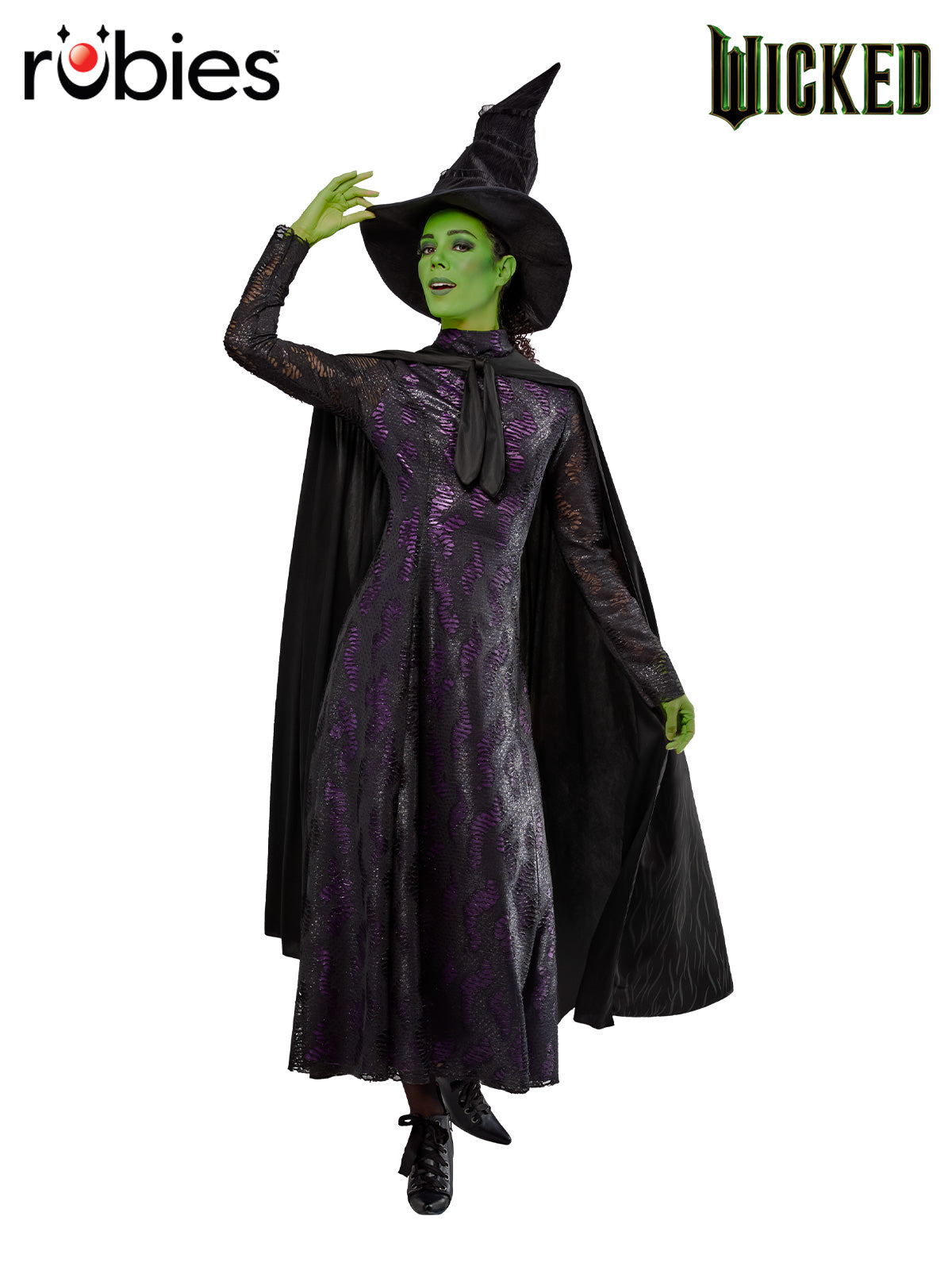 Wicked – Elphaba Witch Costume, Adult Genuine Licensed Costume