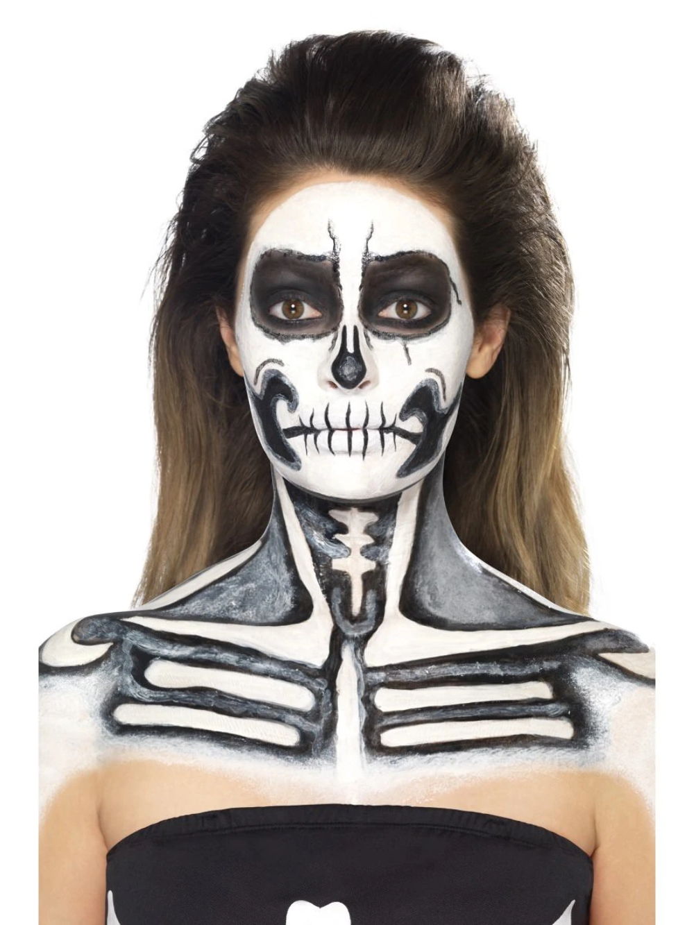 Skeleton Liquid Latex Kit Halloween Fancy Dress Costume Make Up Accessory