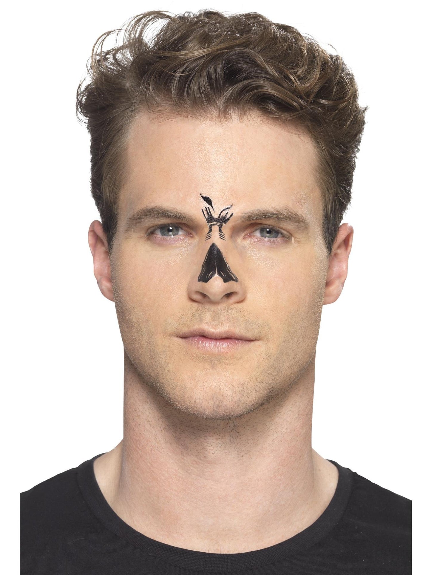 Skull Face Tattoo Transfer Special FX Halloween Make up