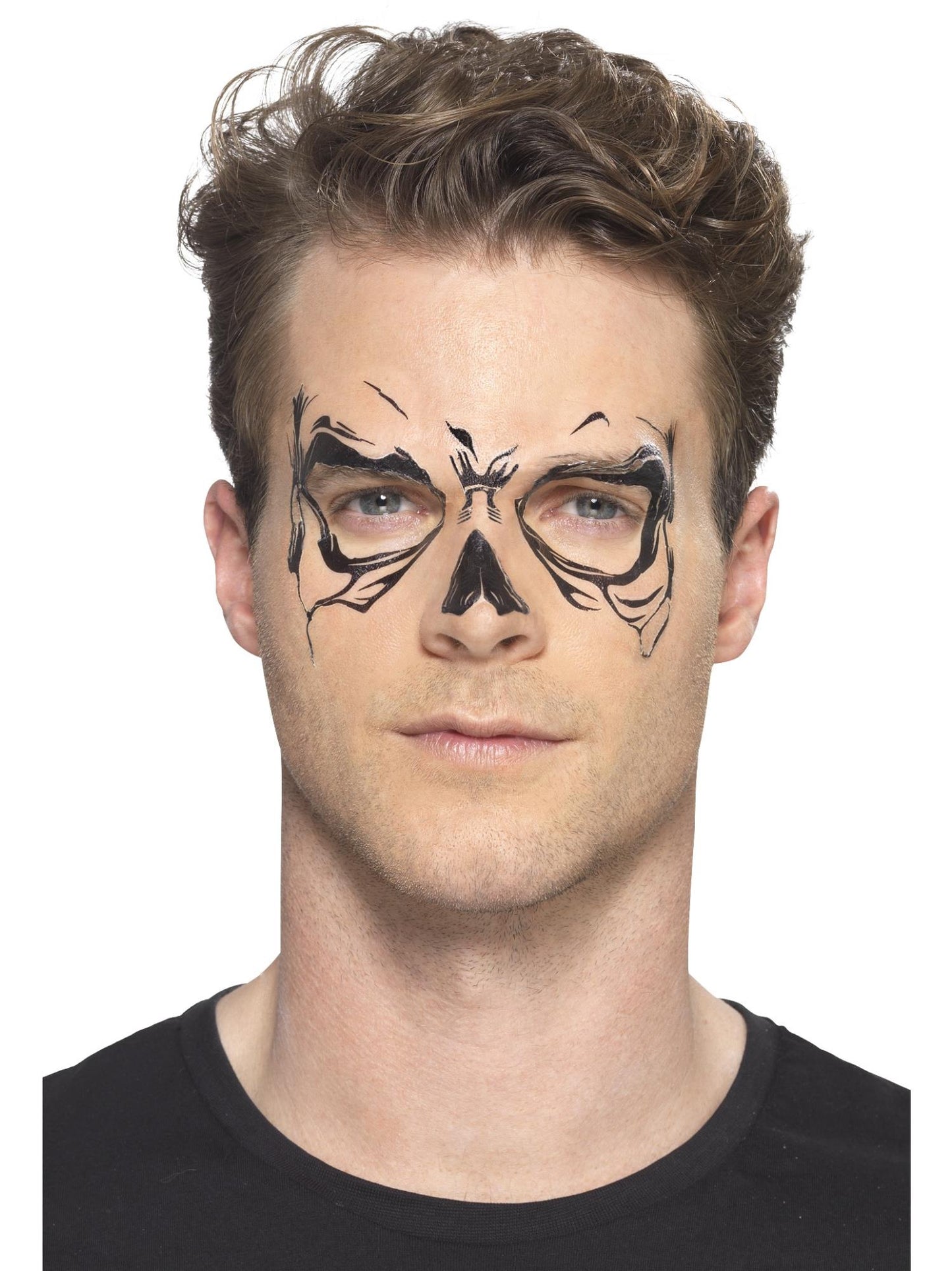 Skull Face Tattoo Transfer Special FX Halloween Make up