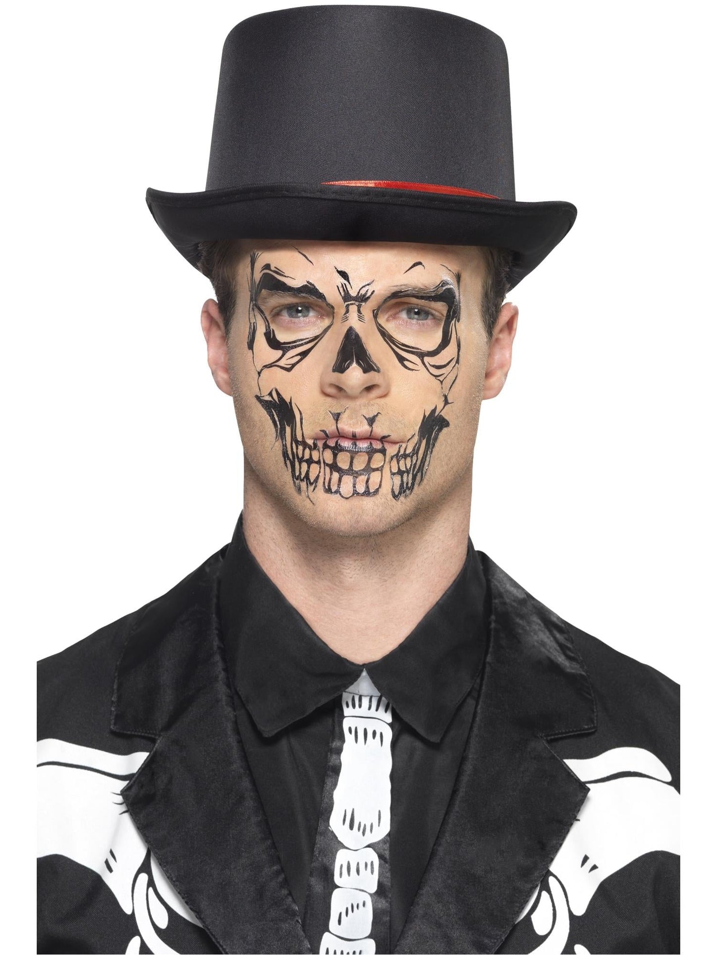 Skull Face Tattoo Transfer Special FX Halloween Make up