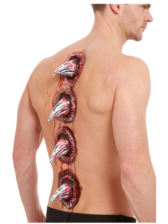 Latex Spike Wounds Red Makeup Special FX