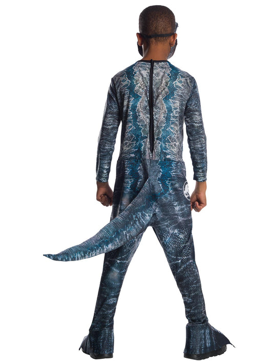 Velociraptor Blue Classic Child Costume Jurassic World Licensed Costume (CAMP CRETACEOUS)