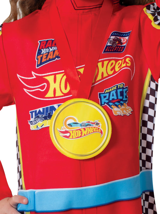 Hot Wheels Racing Suit Child Boys or Girls Costume - Licensed