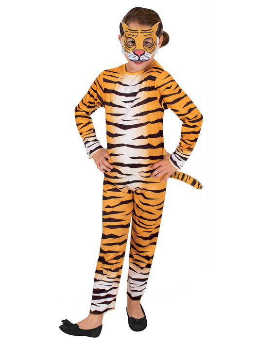 Tiger Child Costume with Mask Boys or Girls - Great Value