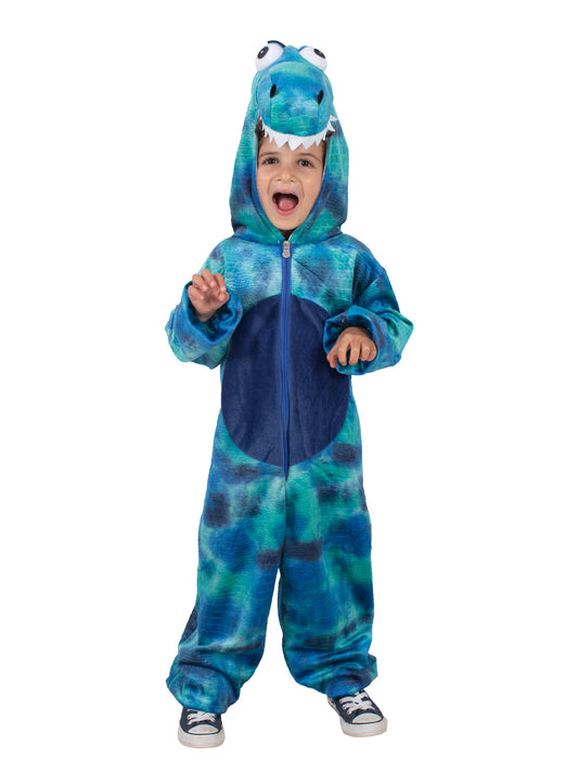Roarin' Rex Blue Dinosaur Child Costume