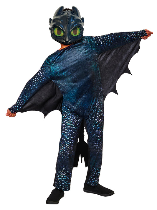 Toothless Night Fury Dragon Child Deluxe Costume Genuine Licensed