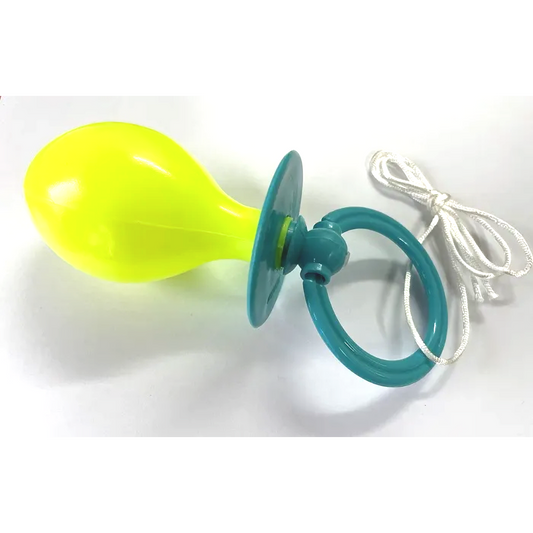 Large Baby Dummy Pacifier Adult Costume Accessory Blue or Pink