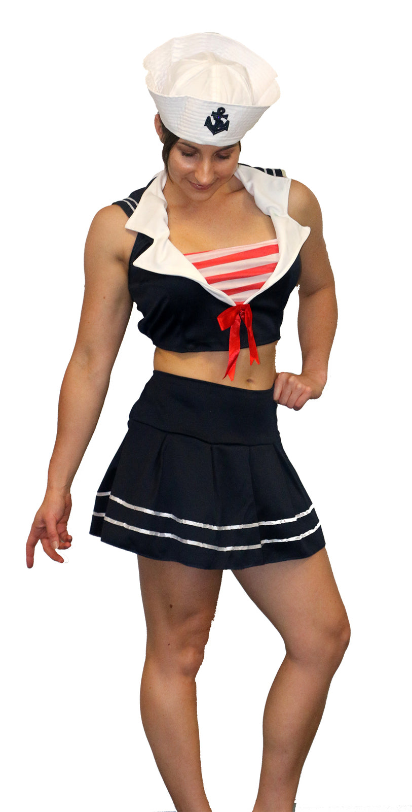 Sailor Cutie Sexy Women's Fancy Dress Costume With Hat