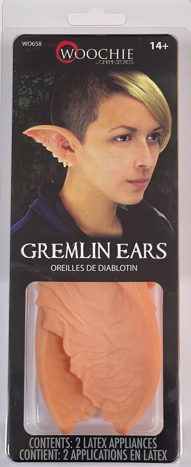 Gremlin Ears Woochie Professional Latex Special FX appliance Halloween Makeup