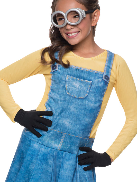 MINION FEMALE CHILD GIRL COSTUME - SIZE 3-5