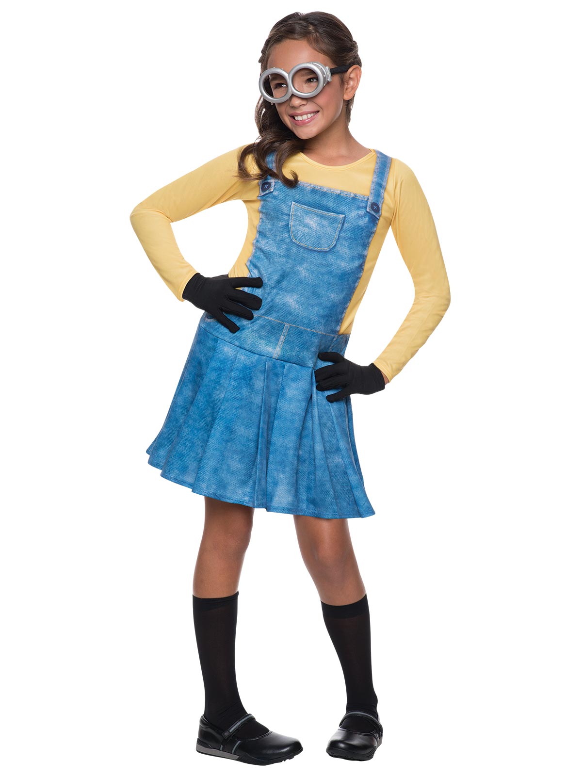 MINION FEMALE CHILD GIRL COSTUME - SIZE 3-5