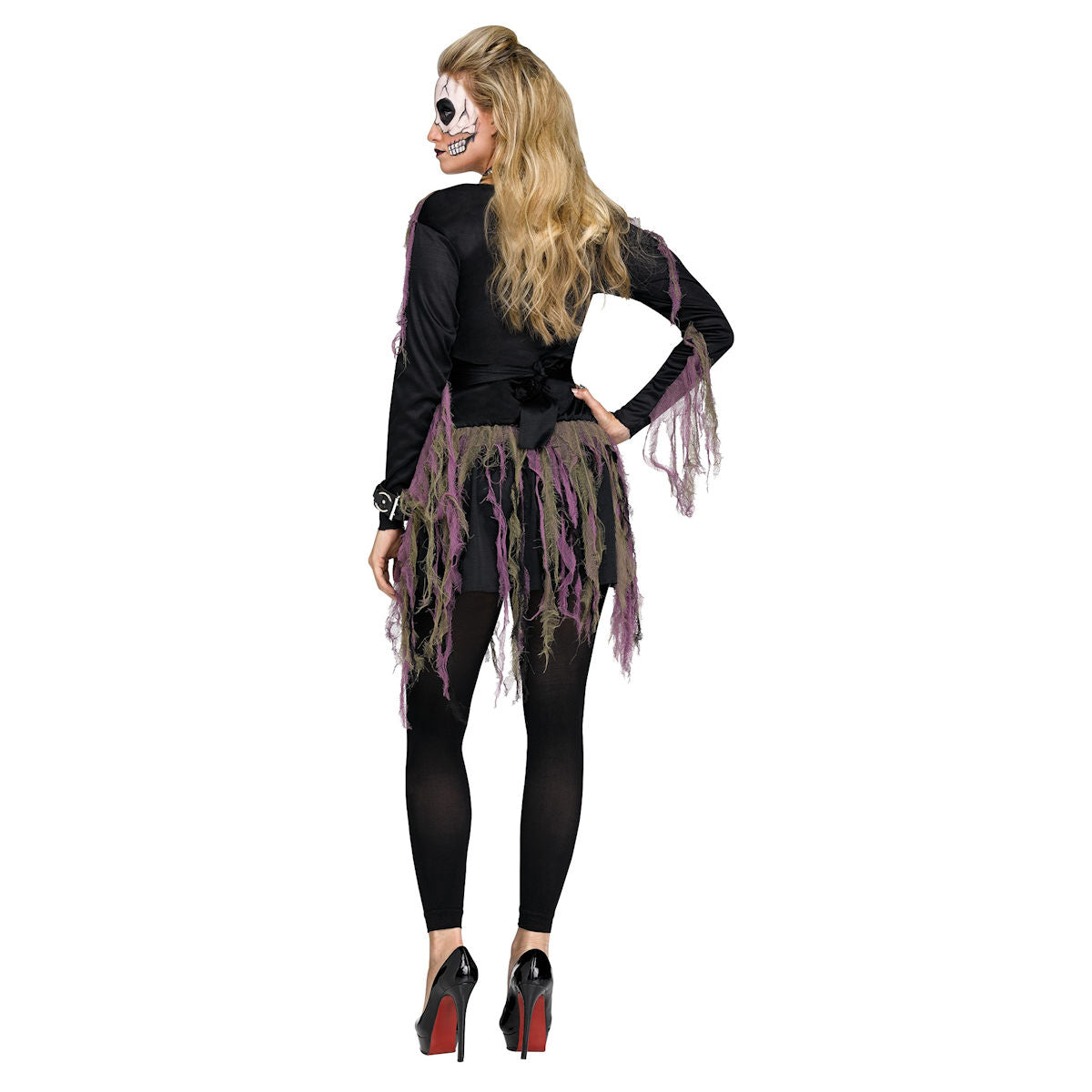 3D Skeleton Day of the Dead Halloween Women's Costume