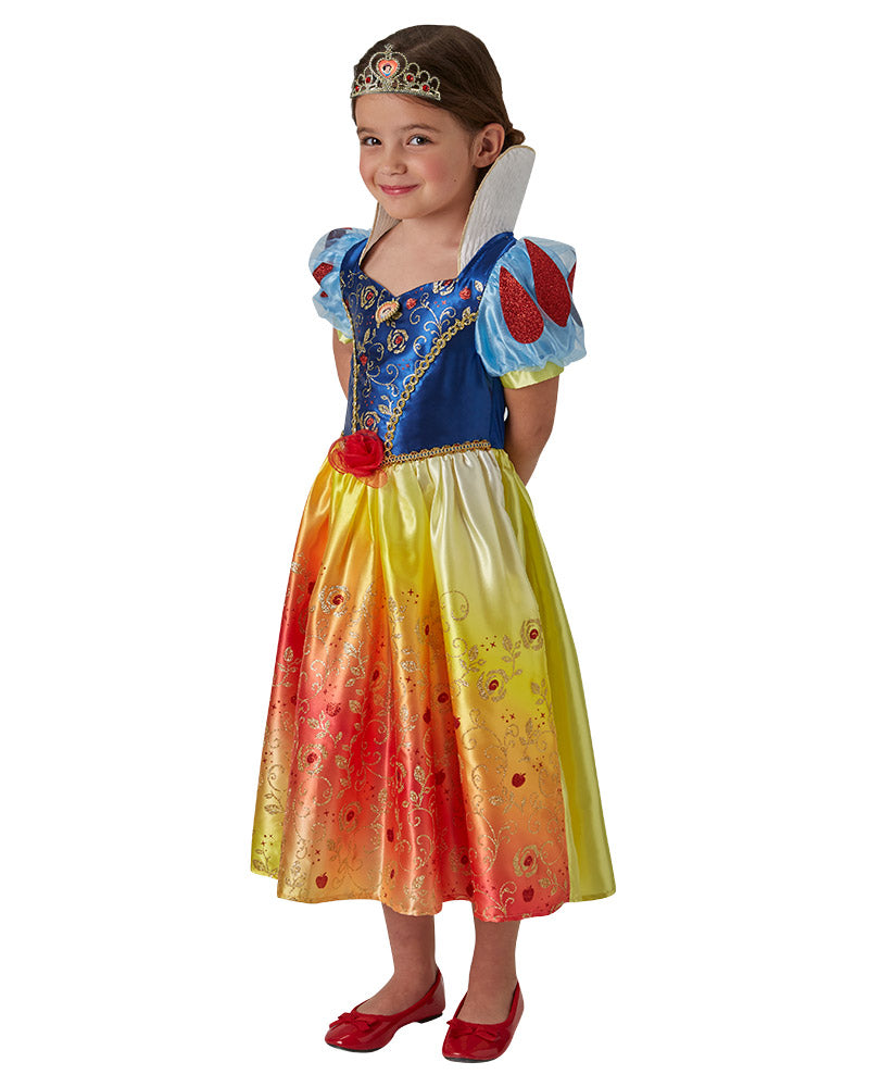 SNOW WHITE RAINBOW DELUXE GIRLS CHILD COSTUME