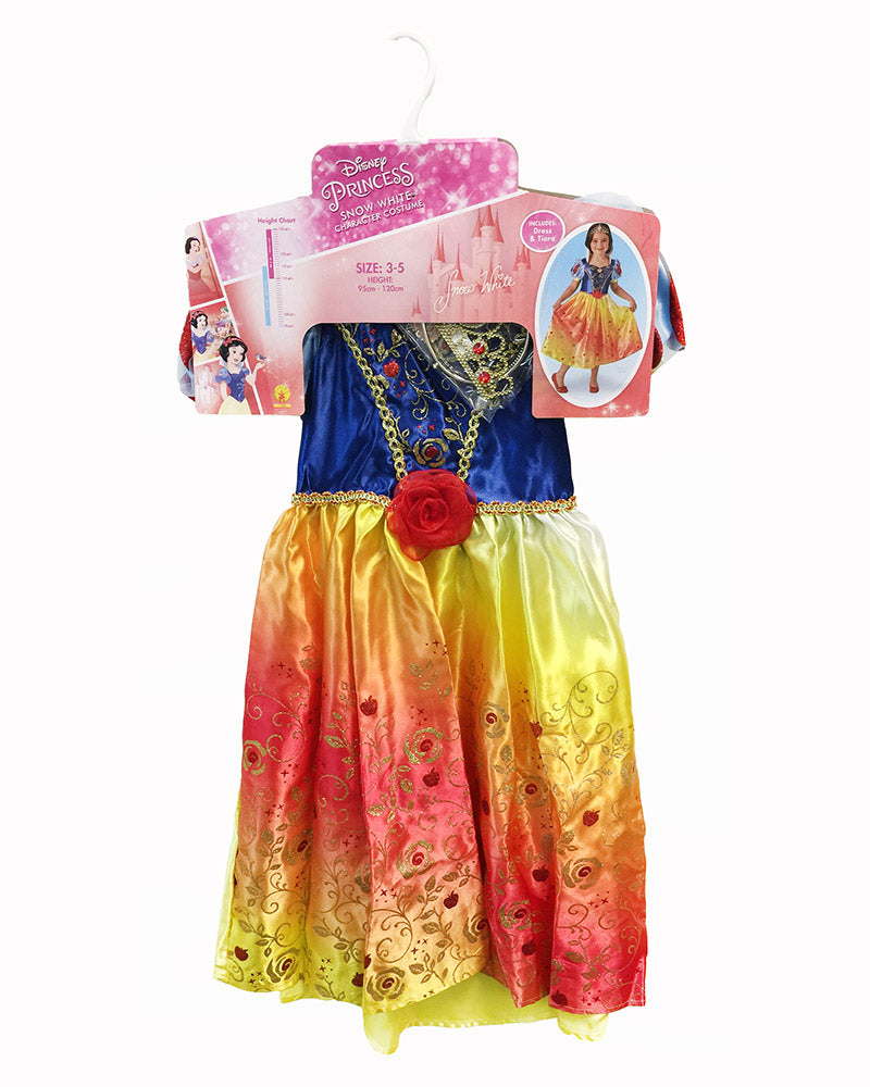 SNOW WHITE RAINBOW DELUXE GIRLS CHILD COSTUME