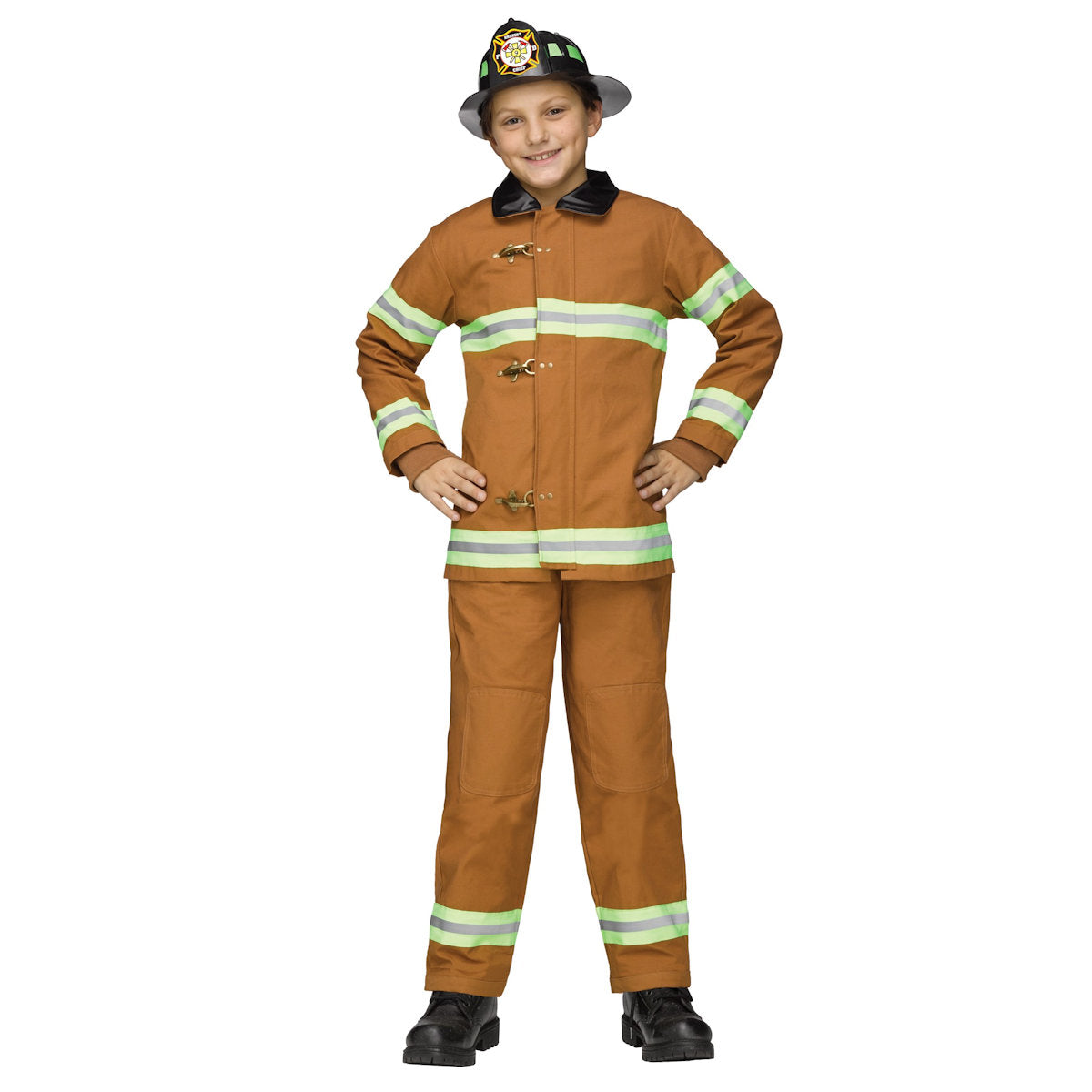 Fireman Deluxe Boy's Costume Authentic Licensed Issue