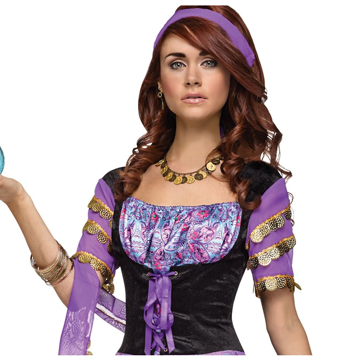 Gypsy Magic Fortune Teller Women's Fancy Dress Costume