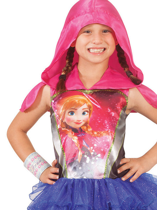 Frozen Anna Hooded Dress Child Girls Costume