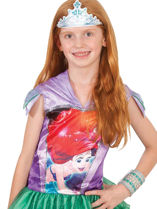 Little Mermaid Ariel Hooded Costume Child Girls Dress
