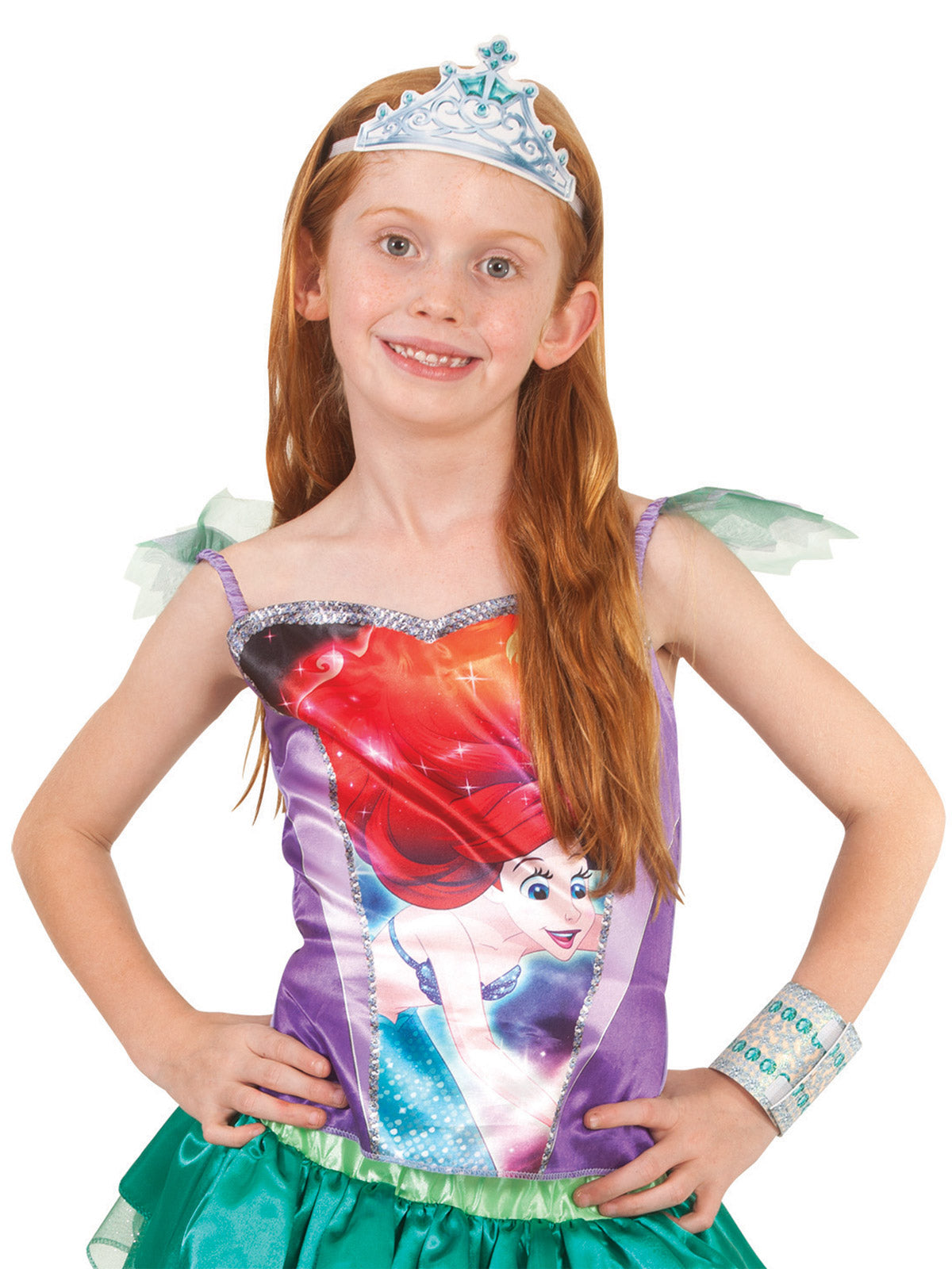 Little Mermaid Ariel Fabric Tiara Crown Child Girl Costume Accessory