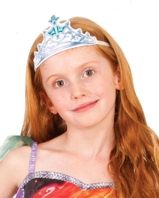 Little Mermaid Ariel Fabric Tiara Crown Child Girl Costume Accessory