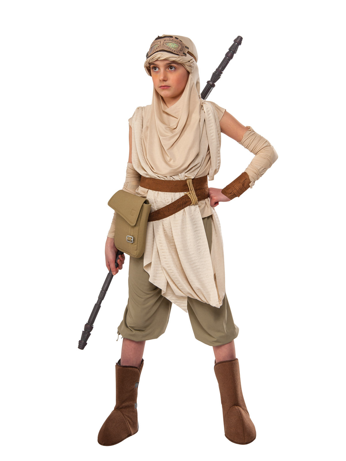 STAR WARS REY PREMIUM DELUXE CHILD GIRLS COSTUME