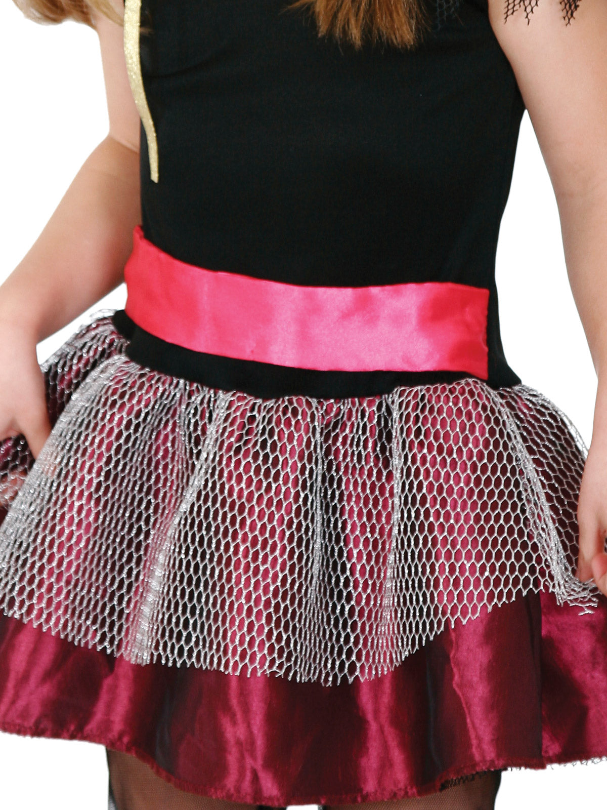 Girl's Rock Star Red Classic 80's Costume Child