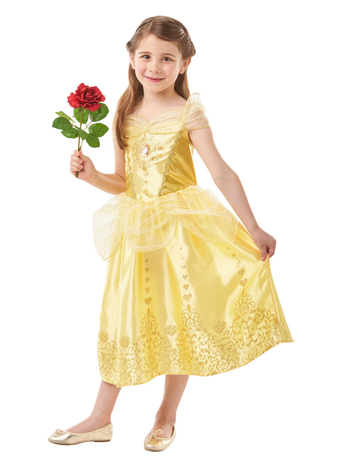 Belle Gem Disney Princess Beaty and The Beast Girls Costume Child Licensed