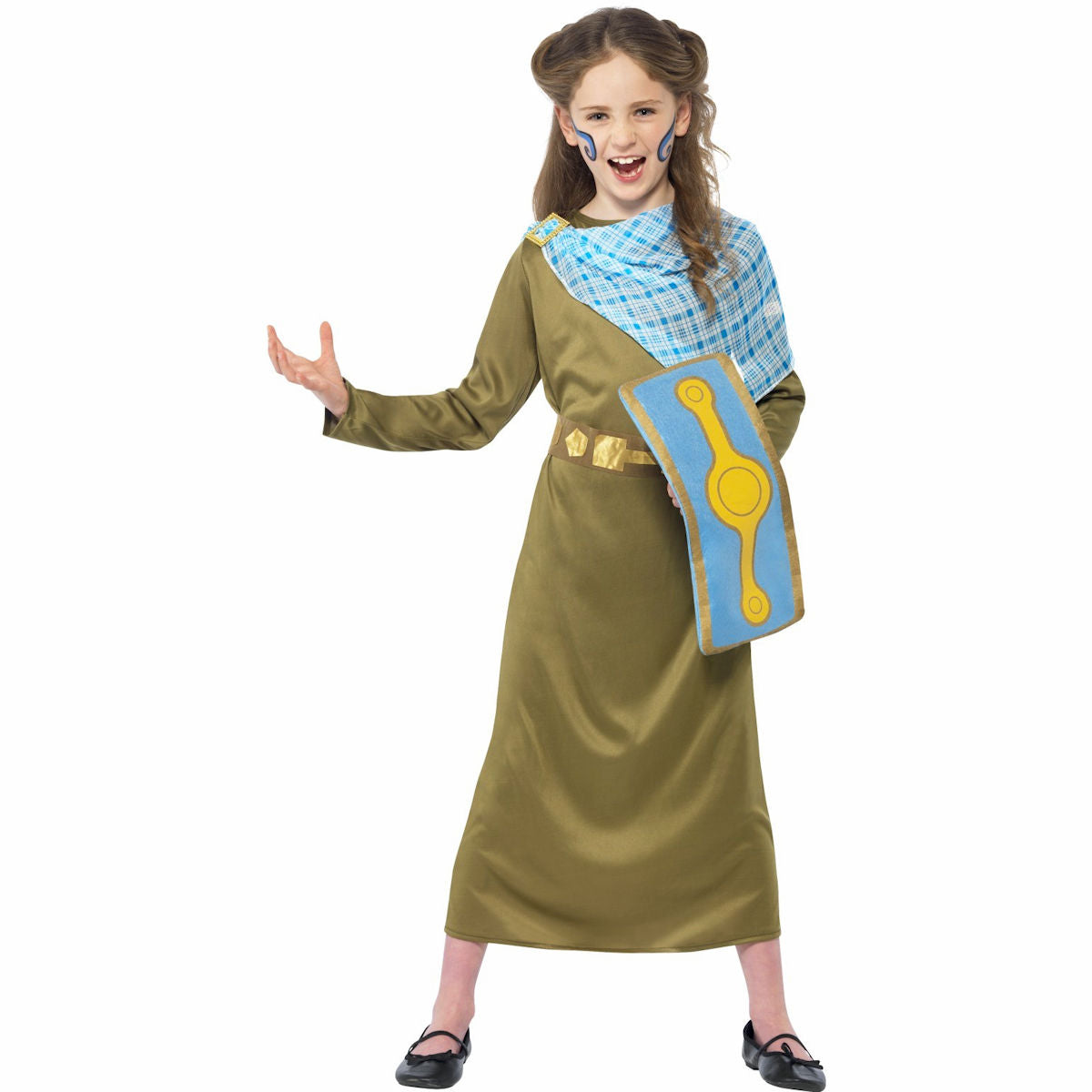 Horrible Histories Boudica Celtic Warrior Queen Girls Costume