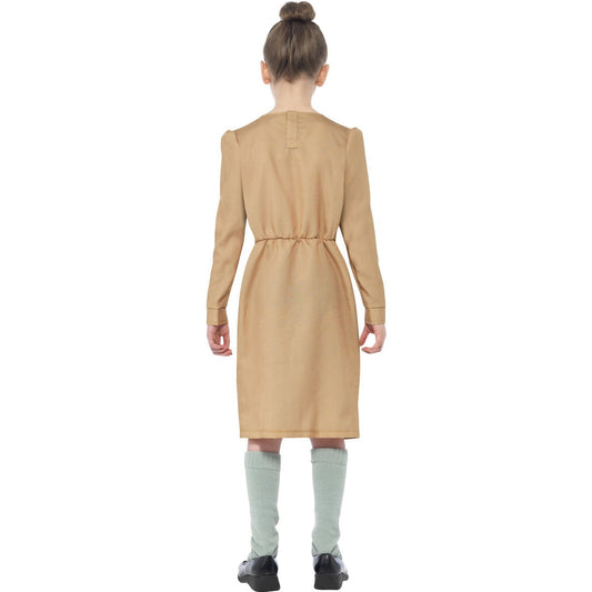 Roald Dahl Miss Trunchbull Children's Costume with Leg Warmers & Eyebrows