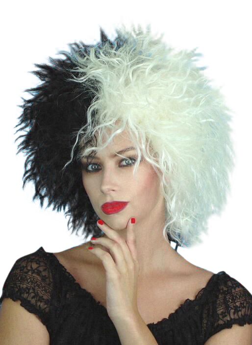 Cruella Deville Deluxe Wig Black and White Ninx Costumes