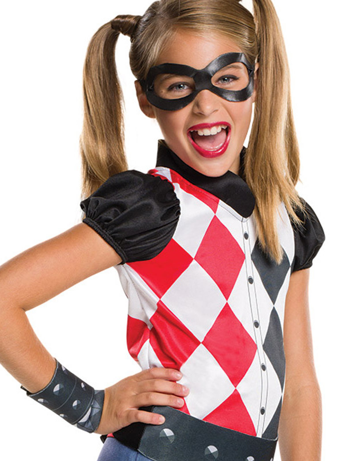 Harley Quinn DCSHG Claasic Girl's Child Costume, Licensed