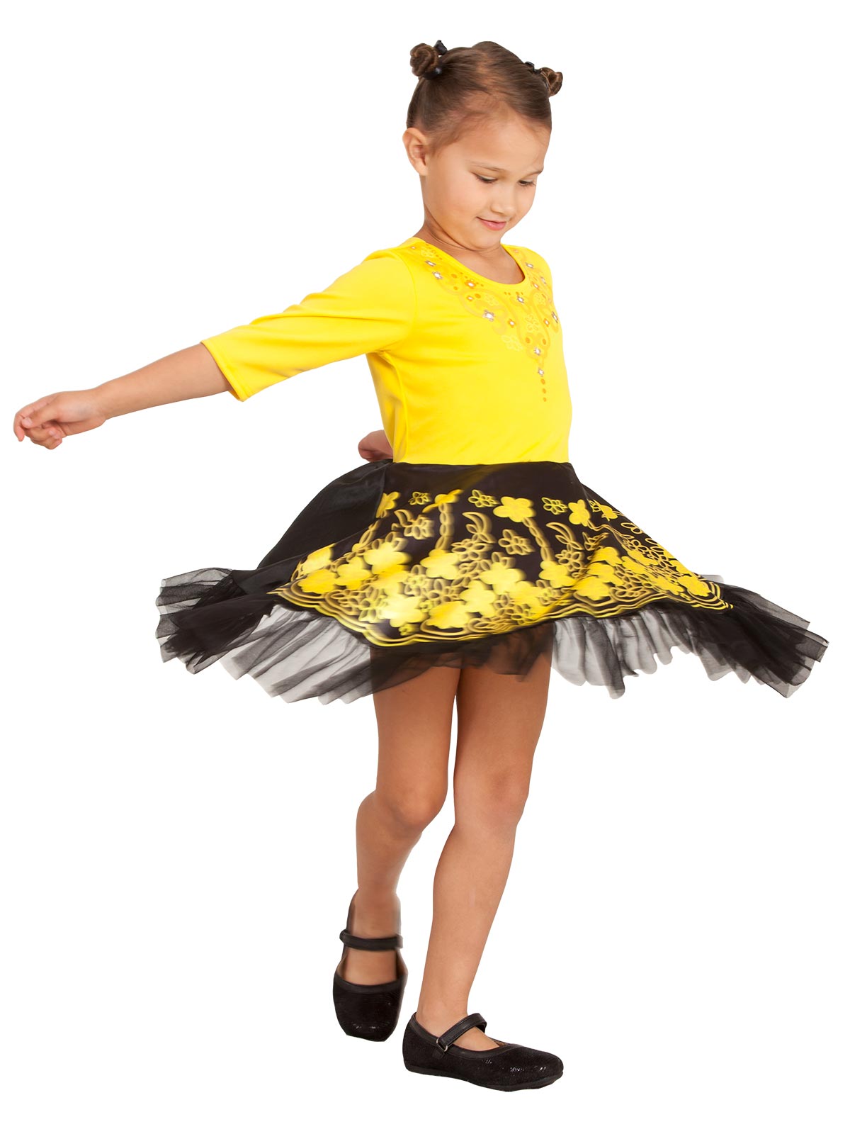 Emma Yellow Wiggle Deluxe Ballerina GIrl's Costume Licensed