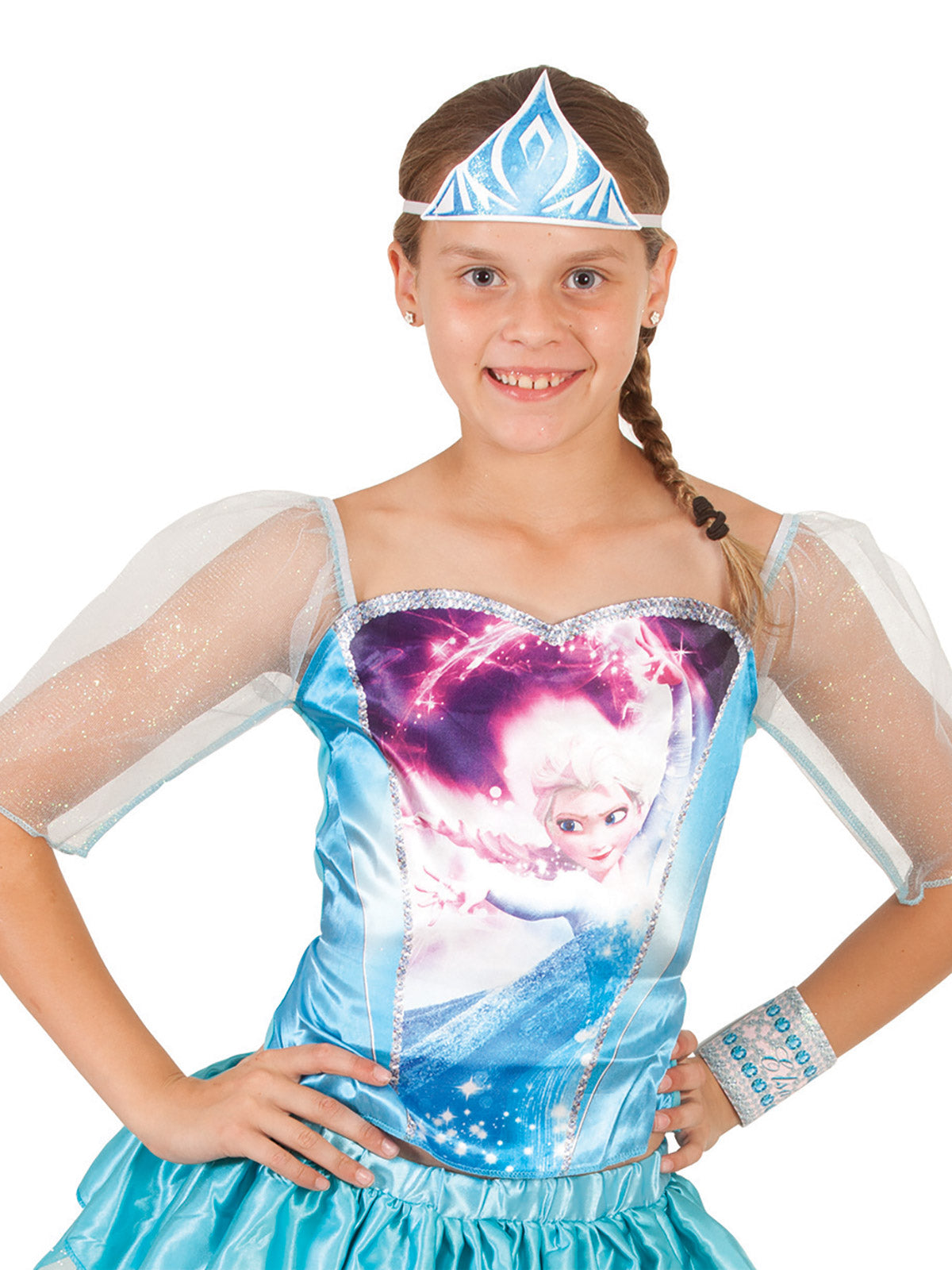 Elsa Frozen Costume Top Child Girls Costume Licensed Ninx Costumes