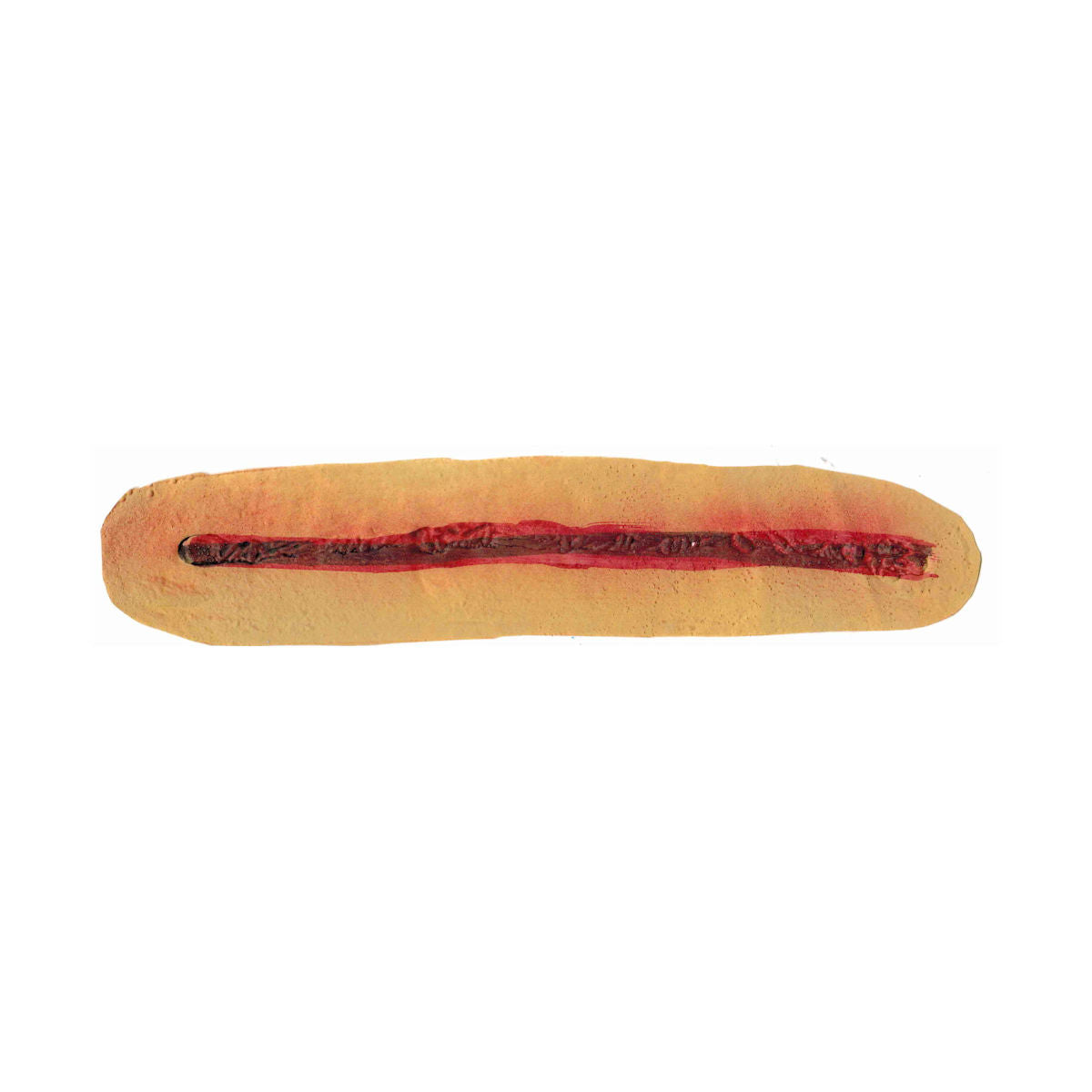 Open Wound Scar Latex Make-Up Zombie Halloween FX Large 25cm long