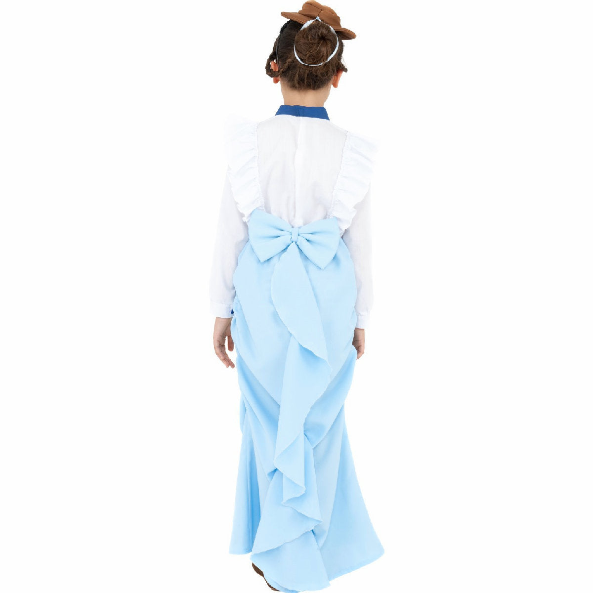 Posh Victorian Girl's Fancy Dress Costume with Hat