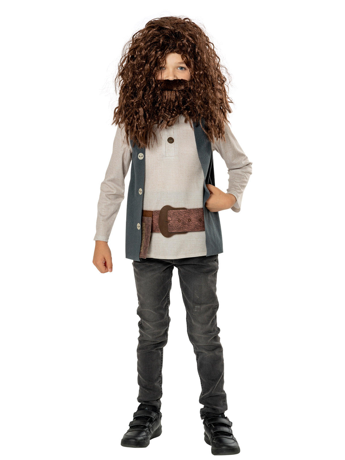 Hagrid Child Harry Potter Boys Costume Licensed with wig and beard