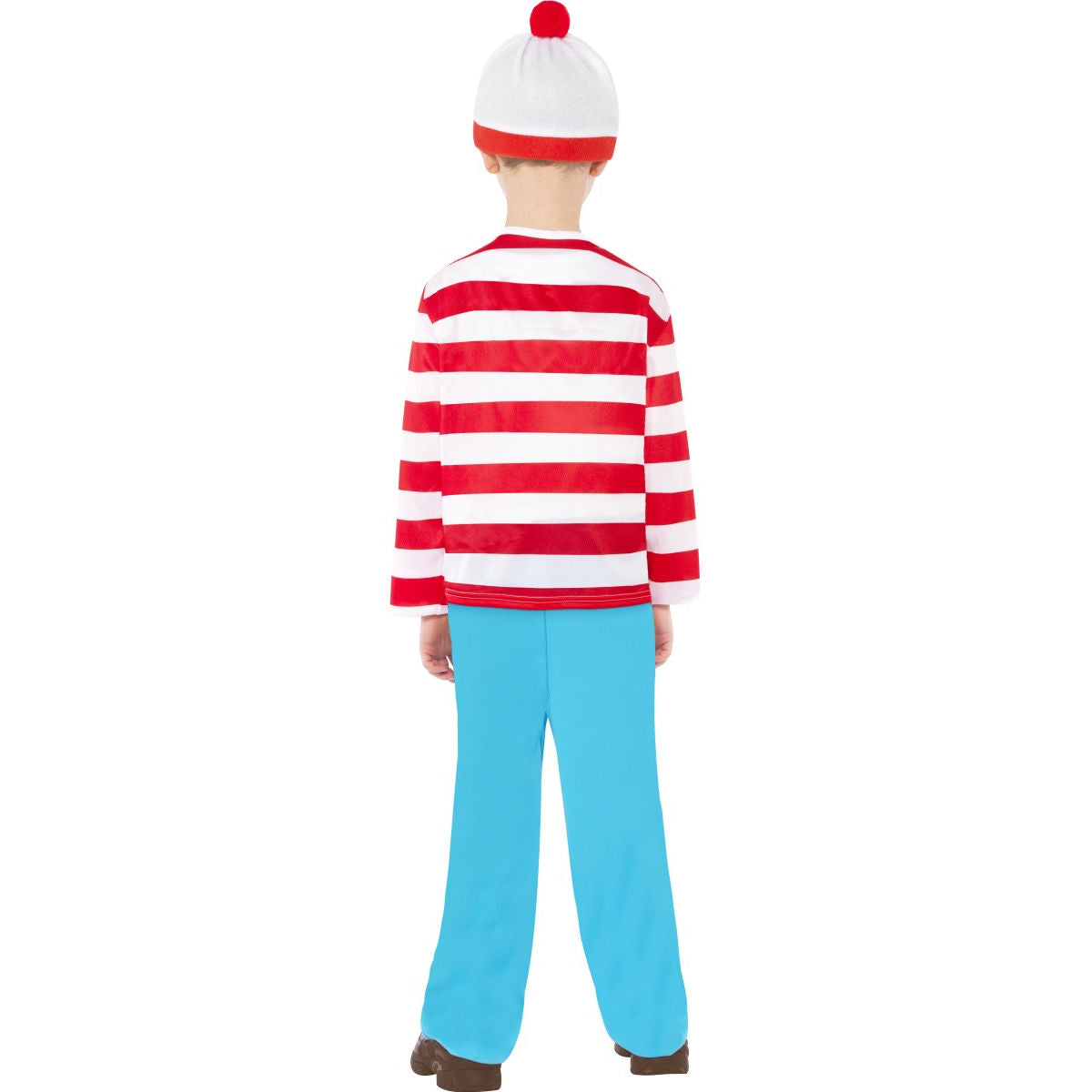 Where's Wally Children's Costume with Glasses and Hat - Licensed