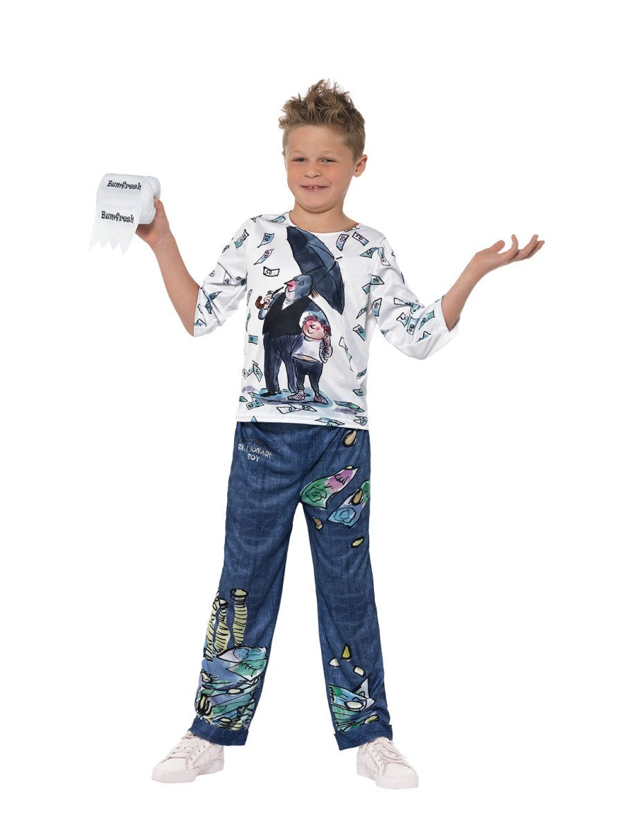 Billionaire by David Walliams Deluxe Child Costume - Genuine Smiffys