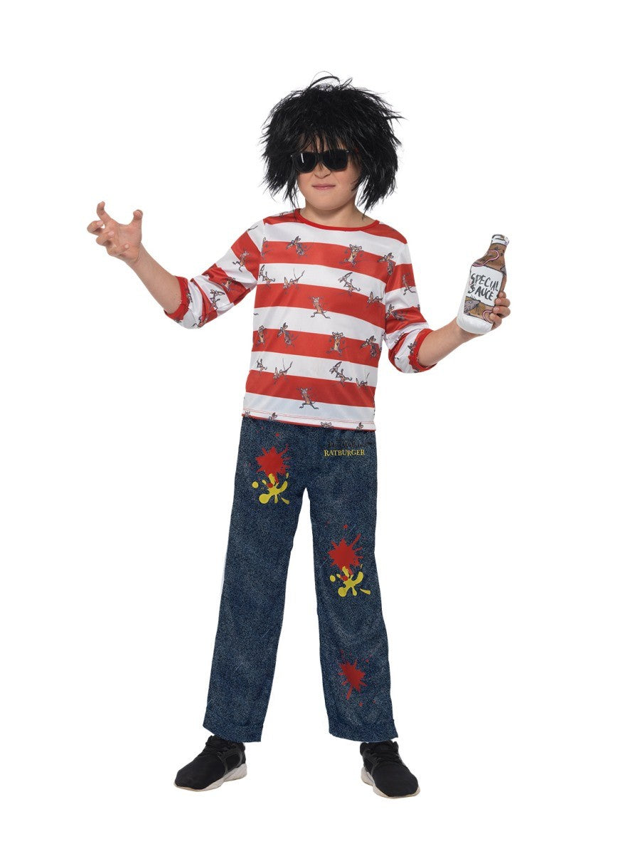 Ratburger Costume David Walliams Deluxe Child Costume Licensed