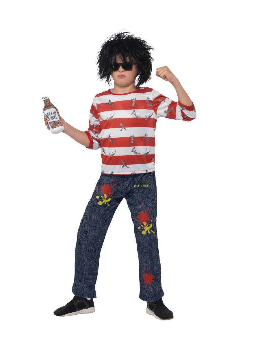 Ratburger Costume David Walliams Deluxe Child Costume Licensed