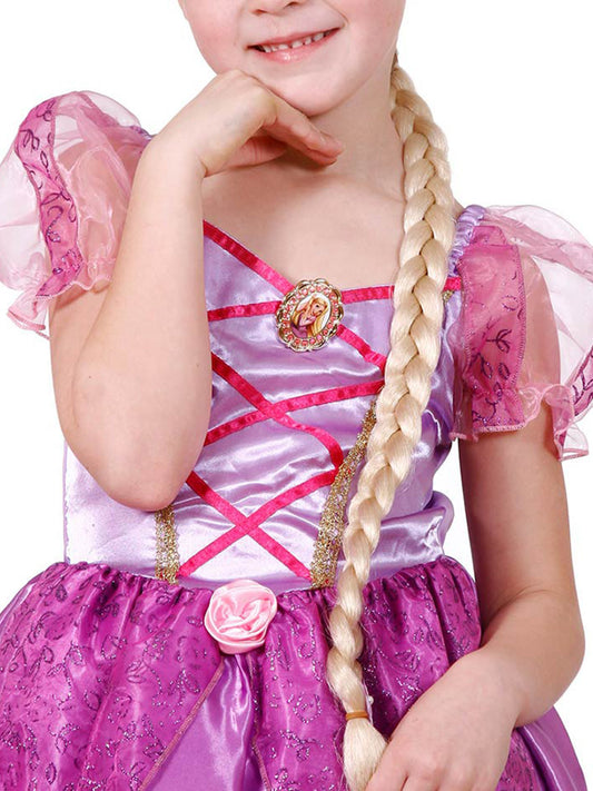 Raapunzel Long Braid Hair Extension Child Custume Accessory