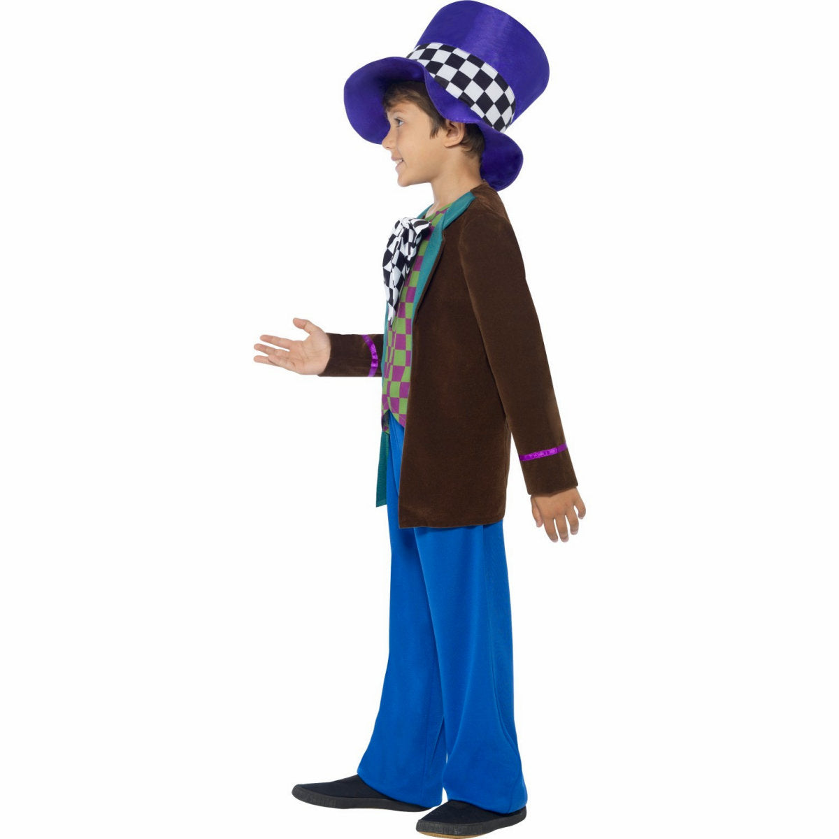 Deluxe Mad Hatter Boy's Children's Costume with Hat