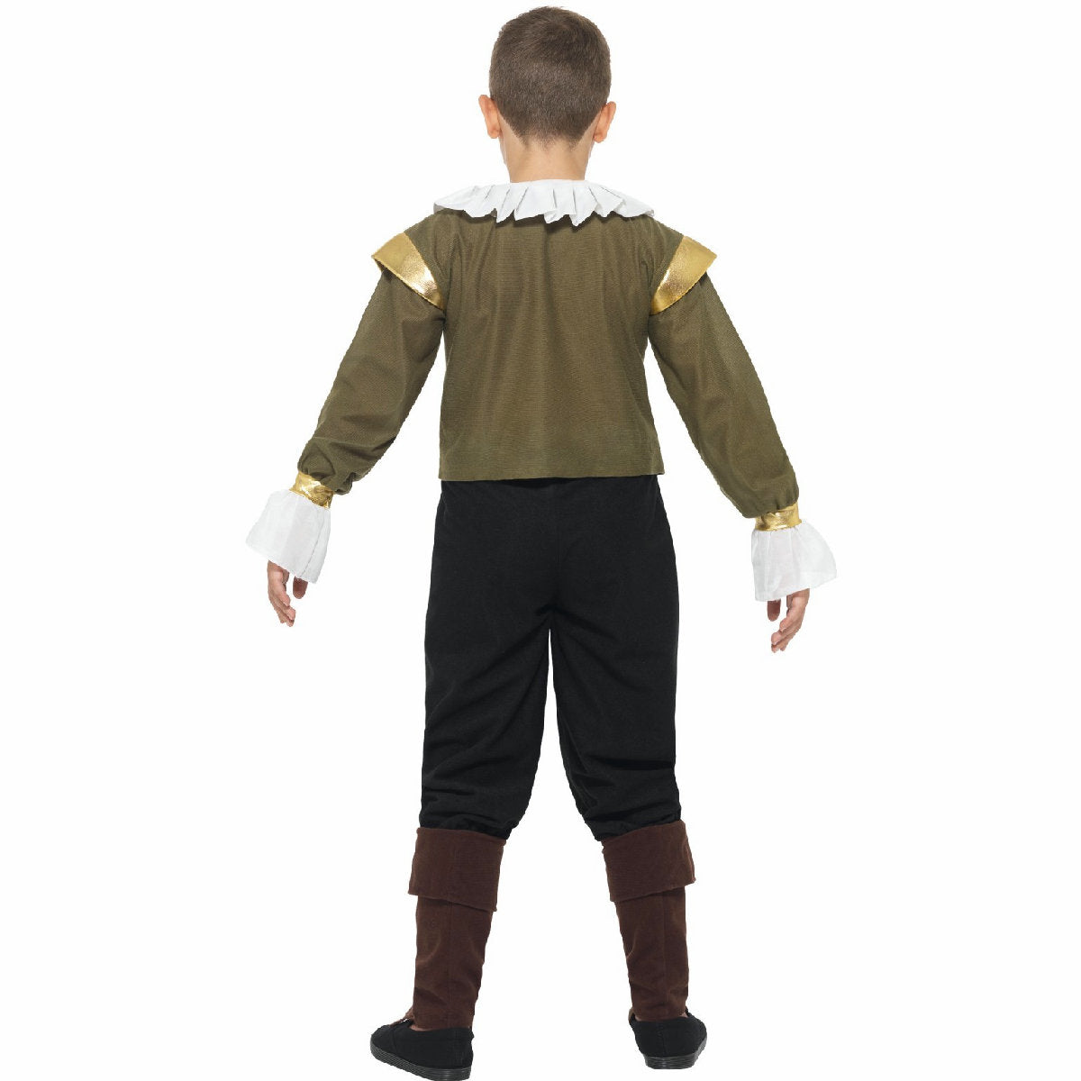 Shakespeare Boys Fancy Dress Costume with Moustache and Goatee