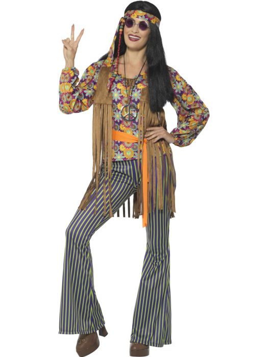60's Hippie Flower Power Women's Costume