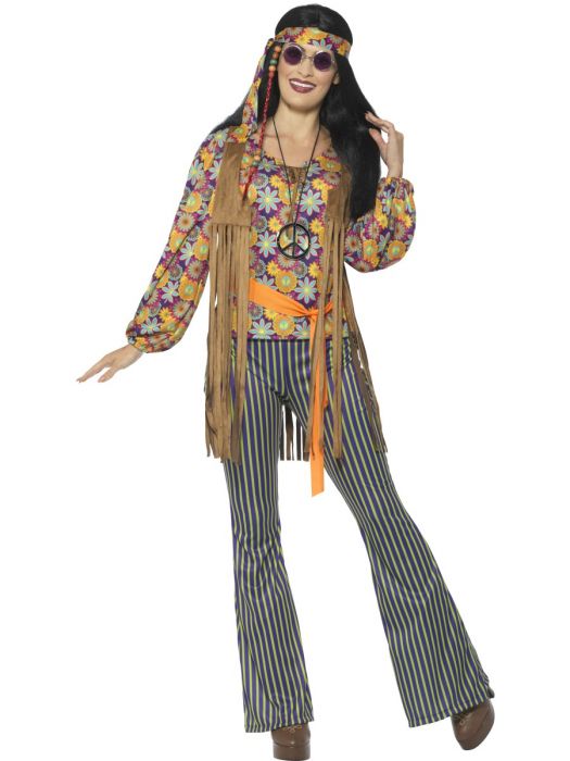 60's Hippie Flower Power Women's Costume