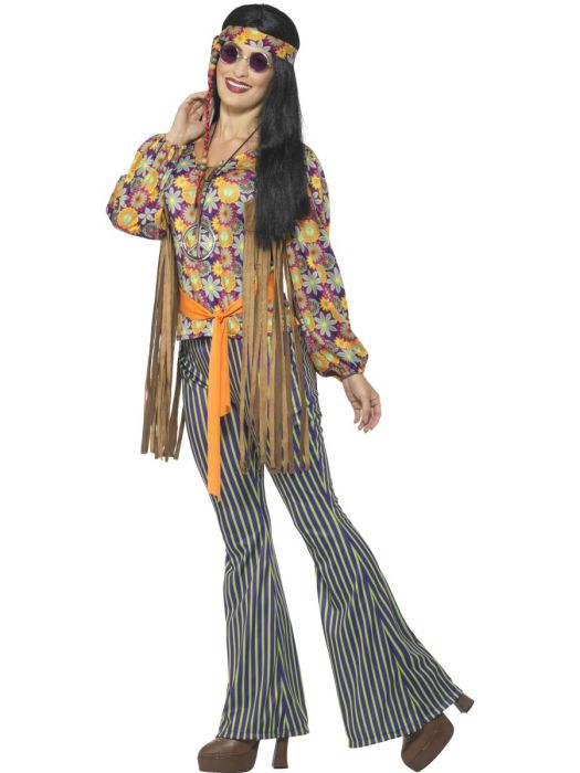 60's Hippie Flower Power Women's Costume