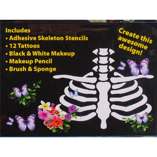 Day of the Dead Halloween Makeup Kit Beautiful Bones Special FX Halloween Makeup