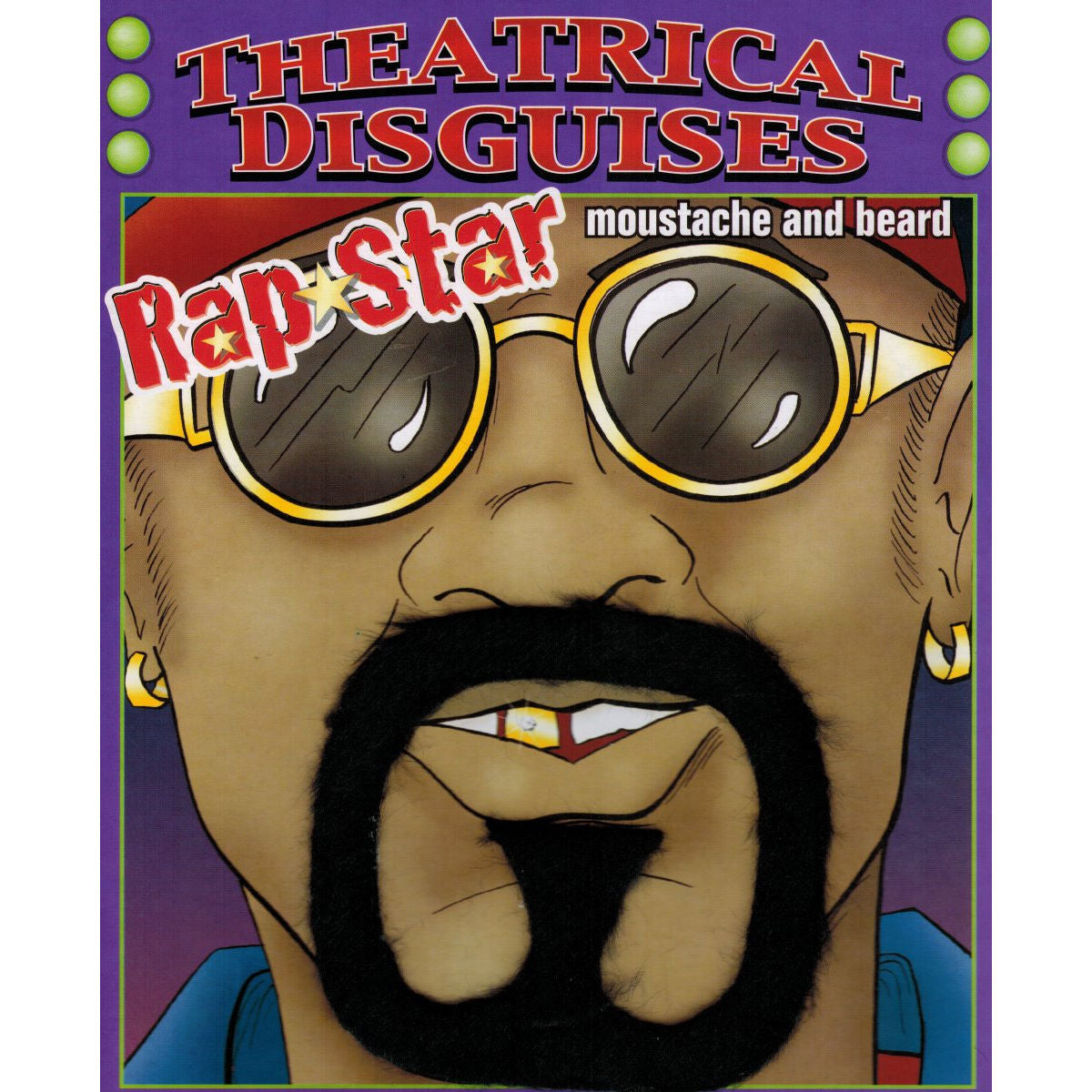 Men's Hip Hop Rapper Ali G Goatee Beard & Moustache Costume Accessory